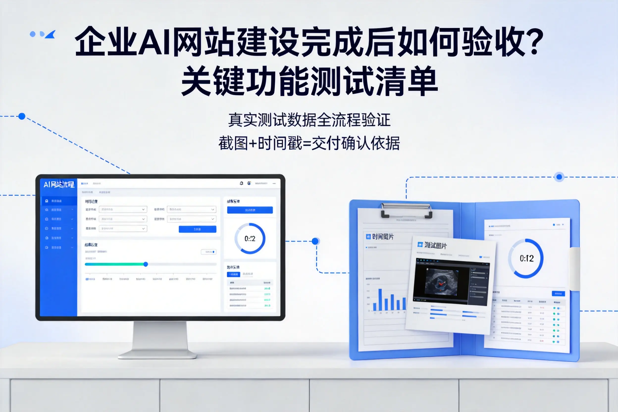 湖州企业AI网站建设完成后如何验收?关键功能测试清单