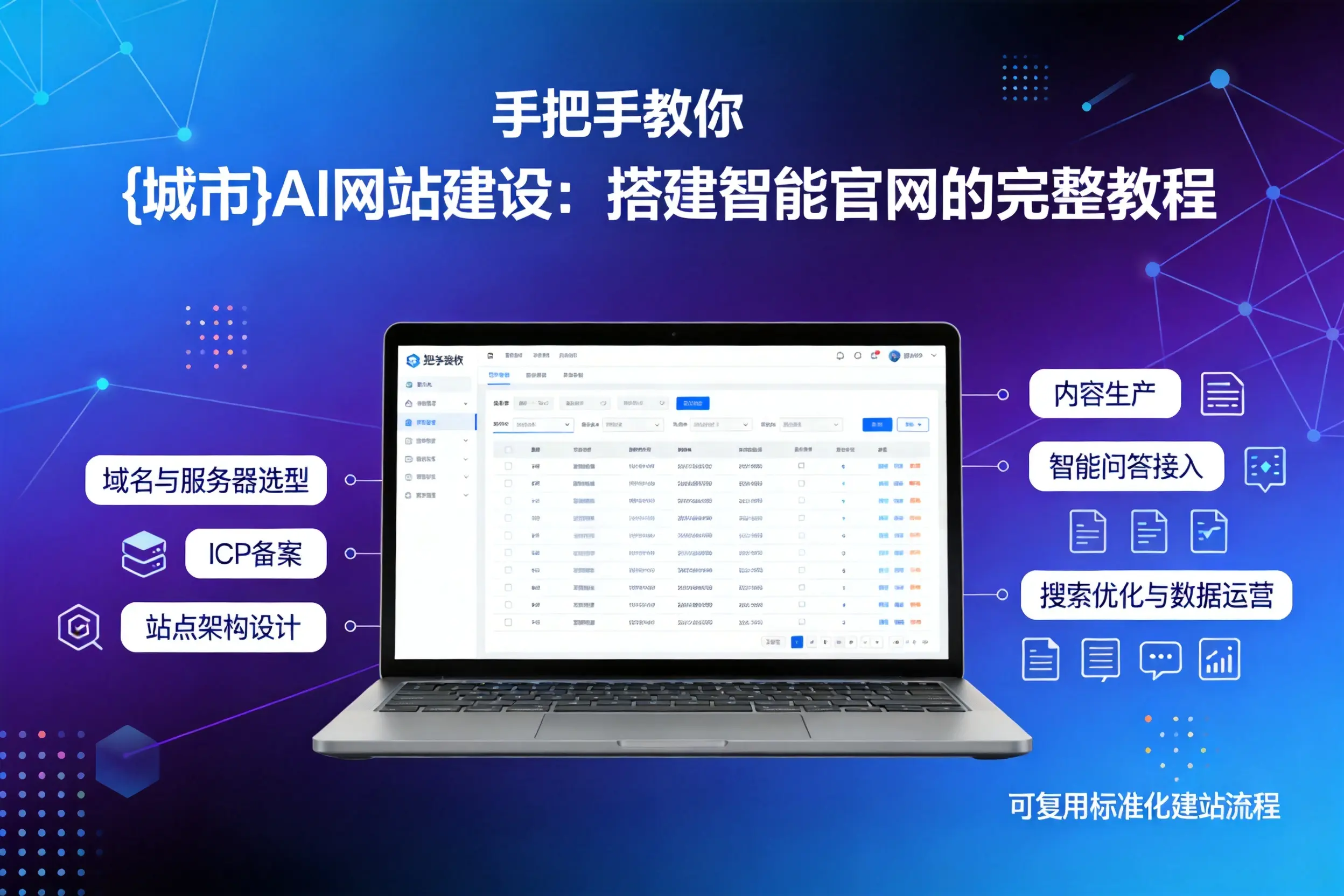手把手教你湖州AI网站建设：搭建智能官网的完整教程