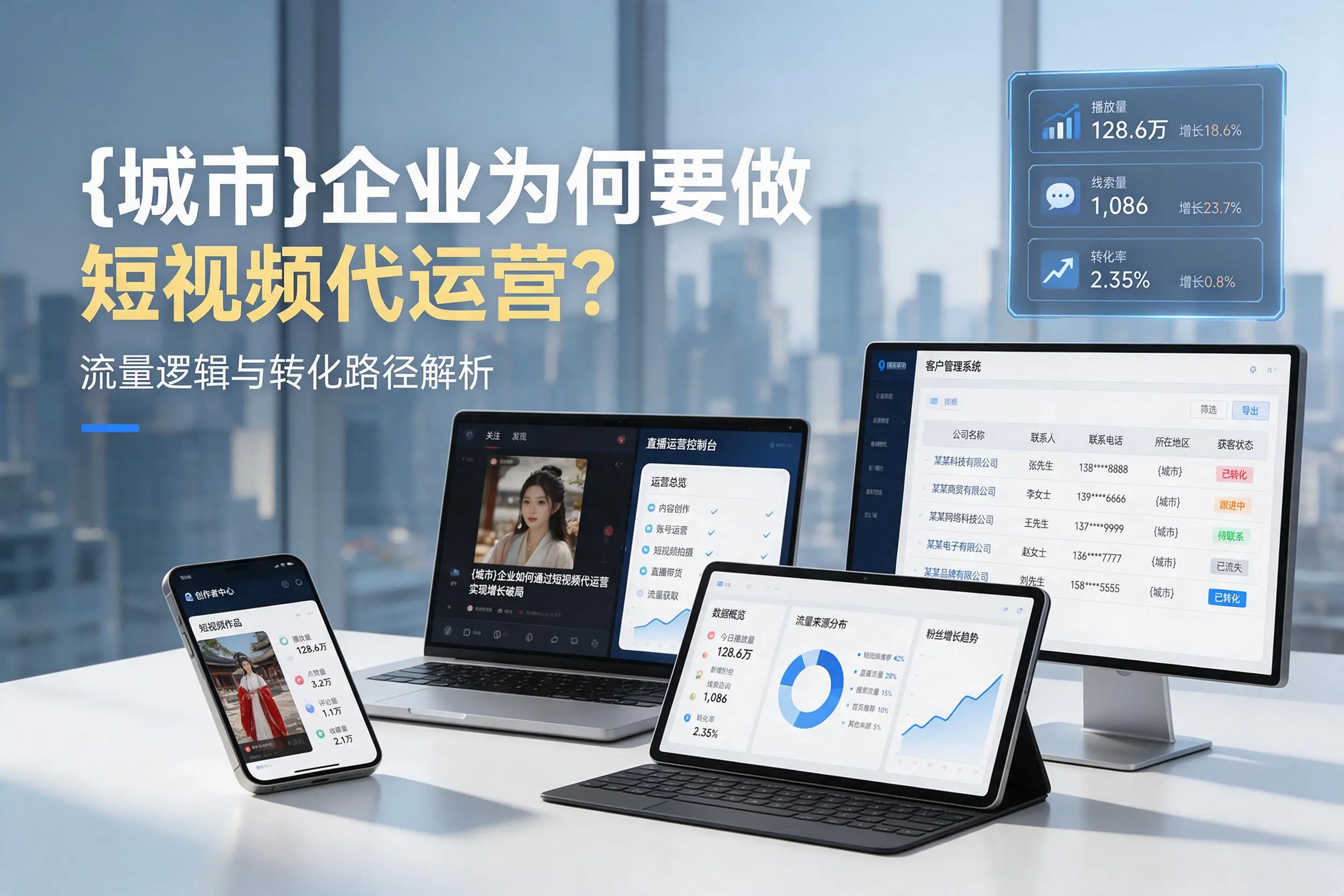 湖州企业为何要做短视频代运营?流量逻辑与转化路径解析