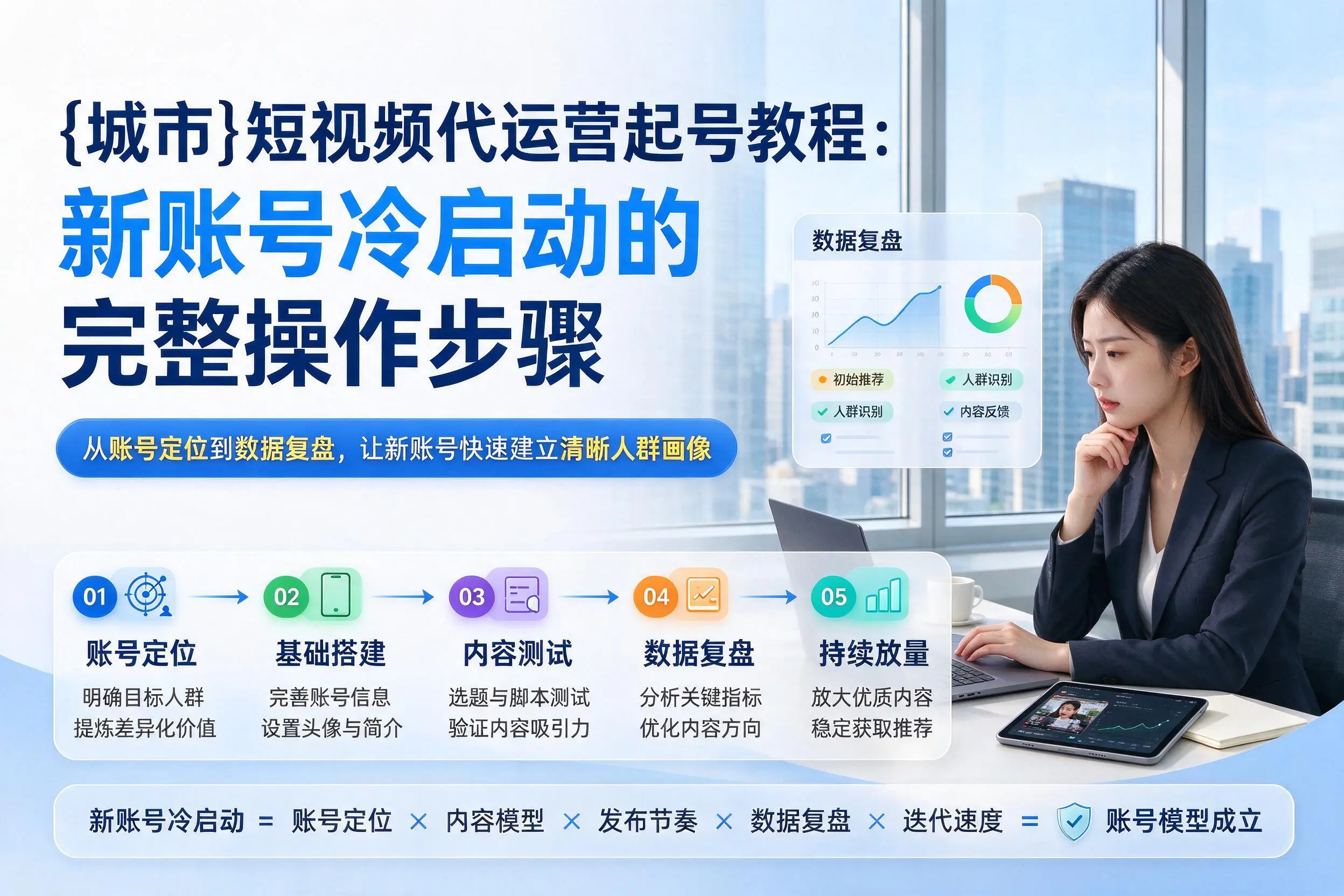 湖州短视频代运营起号教程：新账号冷启动的完整操作步骤