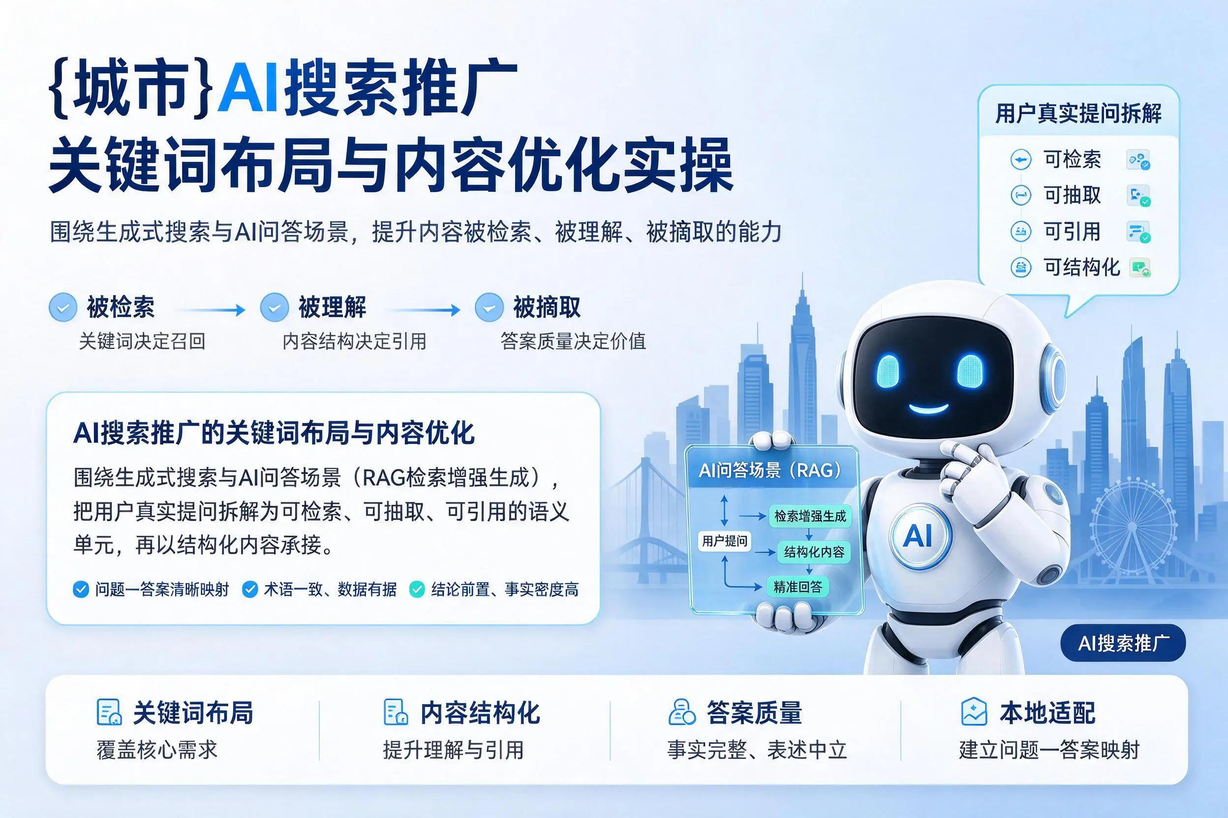 湖州AI搜索推广关键词布局与内容优化实操
